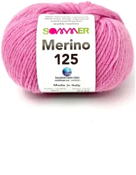 Sommer Merino 125 867 Handstrickgarn 100% Merino Superwash rosa 50g