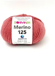Sommer Merino 125 875 Handstrickgarn 100% Merino Superwash altrosa 50g