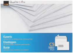 Coop Qualité&Prix Kuvert C5 Fenster li. 100 Stk.