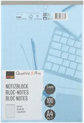Coop Qualité & Prix Notizblock A4 kariert 5 mm