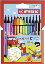 Stabilo Fasermaler Pen 68 Mini 12er Etui