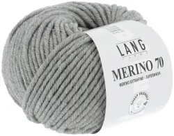 Lang Strickg. Merino 70 03 h.grau 50g