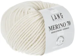 Lang Strickg. Merino 70 94 offwhite 50g