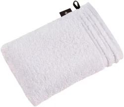 Vossen Calypso Feeling Waschhandschuh weiß 16 x 22 cm