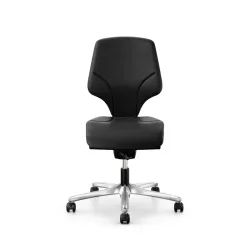 Giroflex 64-3078 LAB laboratory chair without armrests, Black/Chrome-plated, New, Ergonomic chair - ideal for flexible working