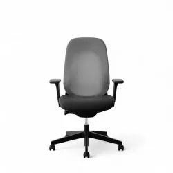 Office swivel chair Giroflex 40-4049 with 3D armrests, Gray/Black, New, Ergonomic chair - ideal for flexible working