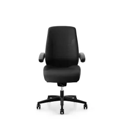 Swivel chair  Giroflex 60 without headrest & with folding armrests Black/Black, New, Ergonomic chair - ideal for flexible working