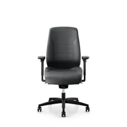 Swivel chair  Giroflex 60 without headrest & with 4D armrests Gray/Black, New, Ergonomic chair - ideal for flexible working