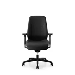 Swivel chair  Giroflex 60 without headrest & with 4D armrests Black/Black, New, Ergonomic chair - ideal for flexible working