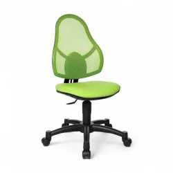 Topstar Open Art Junior children's chair without armrests, Green/Black, New, Ergonomic chair - ideal for flexible working