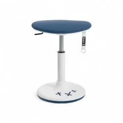 Height-adjustable office stool Topstar Sitness X Stool 20 Blue/White, New, Dynamic sitting - ideal for healthy sitting
