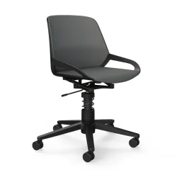 Office swivel chair Aeris Numo Task without armrests, Gray/Black, New, Ergonomic chair - ideal for flexible working