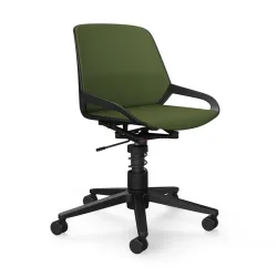 Office swivel chair Aeris Numo Task without armrests, Green/Black, New, Ergonomic chair - ideal for flexible working