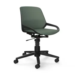 Office swivel chair Aeris Numo Task without armrests, Light green/Black, New, Ergonomic chair - ideal for flexible working