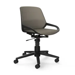 Office swivel chair Aeris Numo Task without armrests, Beige/Black, New, Ergonomic chair - ideal for flexible working