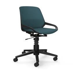 Office swivel chair Aeris Numo Task without armrests, Blue/Black, New, Ergonomic chair - ideal for flexible working