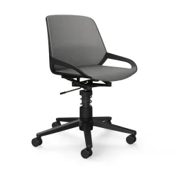 Office swivel chair Aeris Numo Task without armrests, Light grey/Black, New, Ergonomic chair - ideal for flexible working
