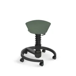 Aeris Swopper office stool Light green/Black, New, Dynamic sitting - ideal for healthy sitting