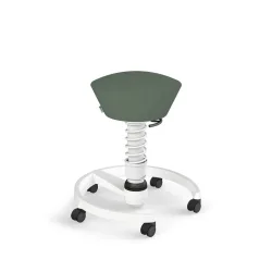 Aeris Swopper office stool Light green/White, New, Dynamic sitting - ideal for healthy sitting