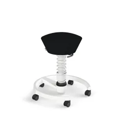 Aeris Swopper office stool Black/White, New, Dynamic sitting - ideal for healthy sitting