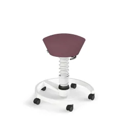 Aeris Swopper office stool Light violet/White, New, Dynamic sitting - ideal for healthy sitting