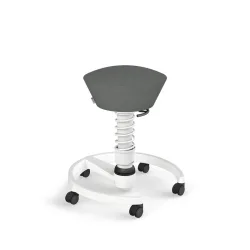 Aeris Swopper office stool Gray/White, New, Dynamic sitting - ideal for healthy sitting