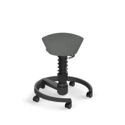 Aeris Swopper office stool Gray/Black, New, Dynamic sitting - ideal for healthy sitting
