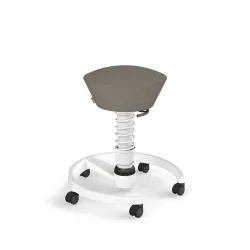 Aeris Swopper office stool Beige/White, New, Dynamic sitting - ideal for healthy sitting