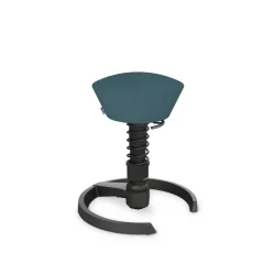 Aeris Swopper office stool Blue/Black, New, Dynamic sitting - ideal for healthy sitting
