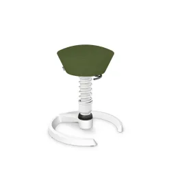 Aeris Swopper office stool Green/White, New, Dynamic sitting - ideal for healthy sitting