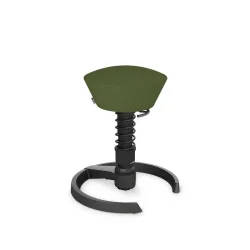 Aeris Swopper office stool Green/Black, New, Dynamic sitting - ideal for healthy sitting