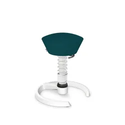 Aeris Swopper office stool Petrol/White, New, Dynamic sitting - ideal for healthy sitting