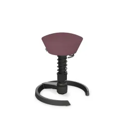 Aeris Swopper office stool Light violet/Black, New, Dynamic sitting - ideal for healthy sitting