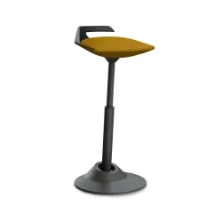 Aeris Muvman high stool Yellow/Black, New, Dynamic sitting - ideal for healthy sitting