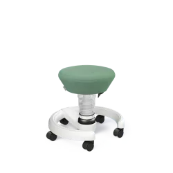 AERIS Kindersitzhocker Swoppster 120WHWHHQ05 gr&uuml;n/weiss, mit Rollen