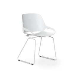 Aeris Numo conference chair White/None without armrests, New - Comfortable seating