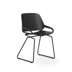 Aeris Numo conference chair Black/None without armrests, New - Comfortable seating