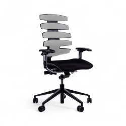 Office chair SitagWave with 3D armrests, Gray/Black, New, Ergonomic chair - ideal for flexible working
