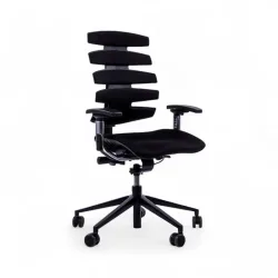 Office chair SitagWave with 3D armrests, Black/Black, New, Ergonomic chair - ideal for flexible working