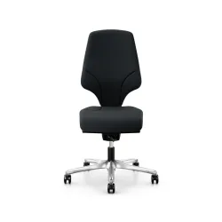 Office swivel chair Giroflex 64-3578 without armrests, Black/Chrome-plated, New, Ergonomic chair - ideal for flexible working