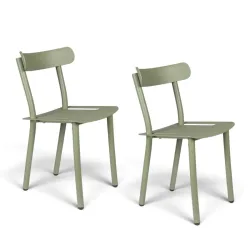 Outdoor chair Zuiver Friday, Green without armrests, New - Modern & weatherproof