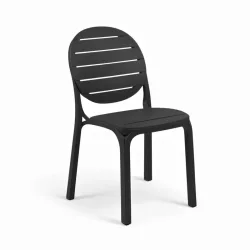 Outdoor chair Nardi Erica, Black, New - Modern & weatherproof