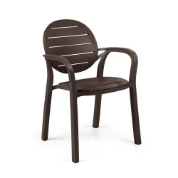 Outdoor chair Nardi Palma, Brown, New - Modern & weatherproof