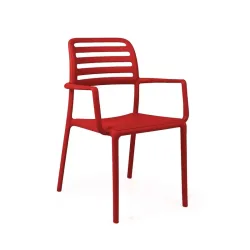 Nardi Costa garden chair, Red, New - Modern & weatherproof
