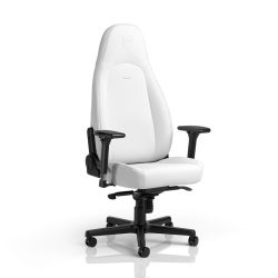 Noblechairs noblechairs ICON Gaming-Stuhl - White Edition Gaming-Stuhl Weiß