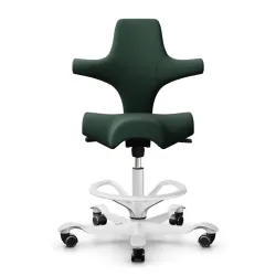 Counter stool HAG Capisco 8106, Dark green/White, New, Bar stool - Practical & comfortable