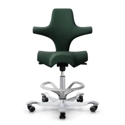 Counter stool HAG Capisco 8106, Dark green/Silver gray, New, Bar stool - Practical & comfortable