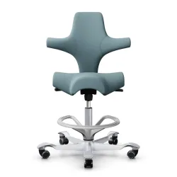 Counter stool HAG Capisco 8106, Light blue/Silver gray, New, Bar stool - Practical & comfortable
