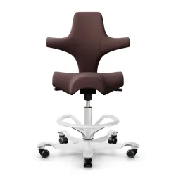 Counter stool HAG Capisco 8106, Brown/White, New, Bar stool - Practical & comfortable