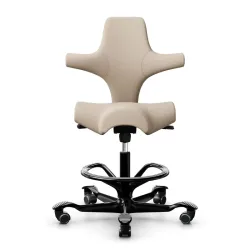 Counter stool HAG Capisco 8106, Beige/Black, New, Bar stool - Practical & comfortable